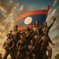 เสียงต้นฉบับ - Lao people's army