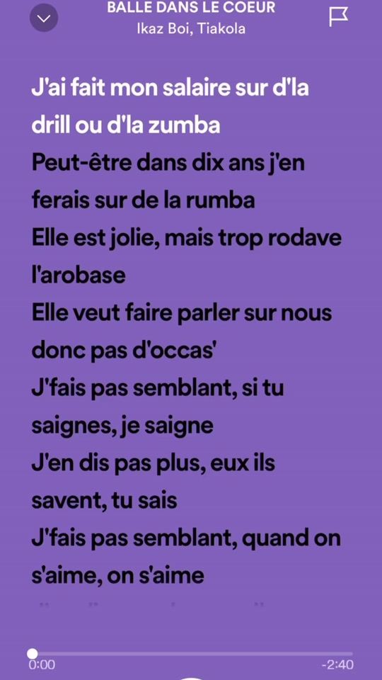 TikTok video thumbnail by paroles.2.chanson
